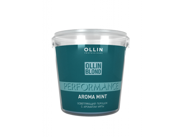 Купить OLLIN Blond Performance Осветляющий порошок с ароматом мяты 500г.