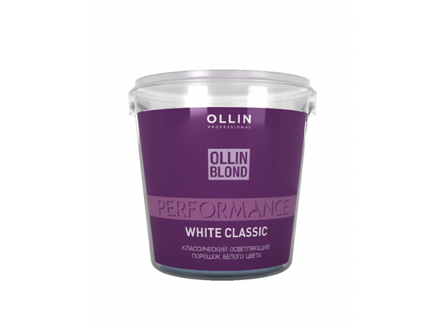 Купить OLLIN Blond Performance White Classic Порошок для осветления волос 500г