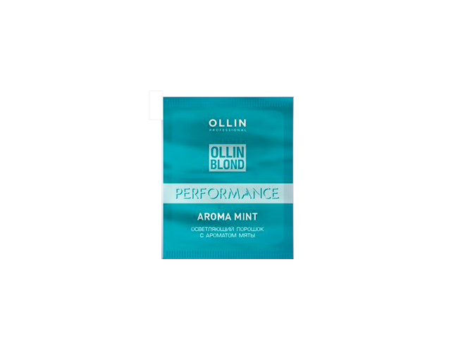 Купить OLLIN Blond Performance Осветляющий порошок с ароматом мяты30г.