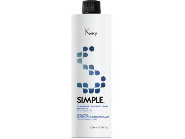 Купить KEZY Simple Шампунь питательный восстанавливающий для поврежденных волос 1000мл