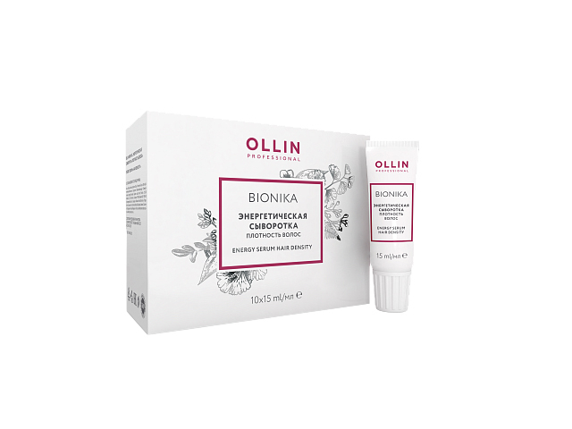 Купить OLLIN BioNika Плотность волос Энергетическая сыворотка 15мл(1шт)