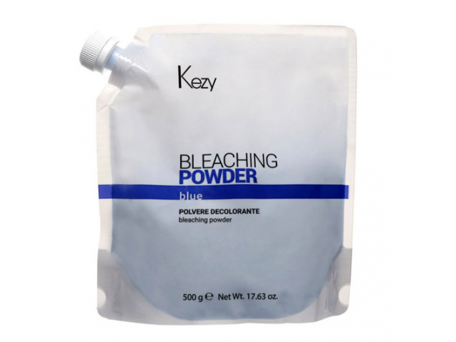 Купить KEZY Color Vivo Bleaching powder blue Голубой обесцвечивающий порошок 500гр