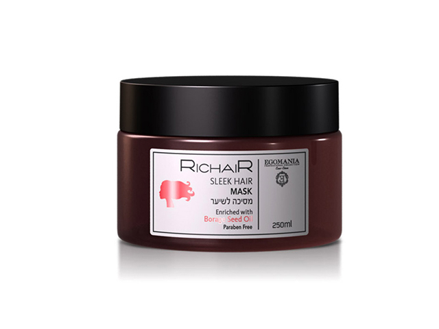 Купить EGOMANIA Richair Sleek Hair Маска для гладкости и блеска волос 250мл  Россия