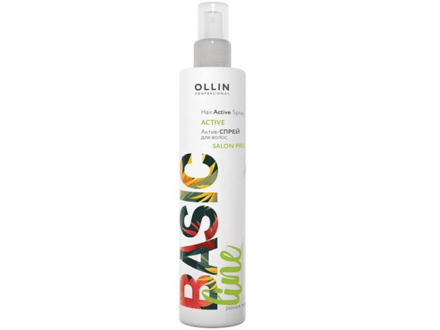 Купить OLLIN Basic Line Актив-спрей для волос 250мл