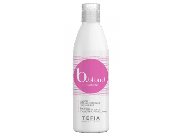 Купить TEFIA BBlond Бальзам для светлых волос с абиссинским маслом 250мл