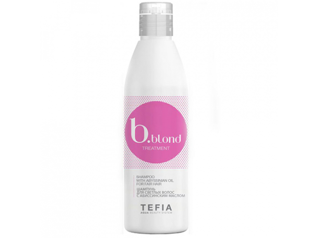 Купить TEFIA BBlond Шампунь для светлых волос с абиссинским маслом 250мл