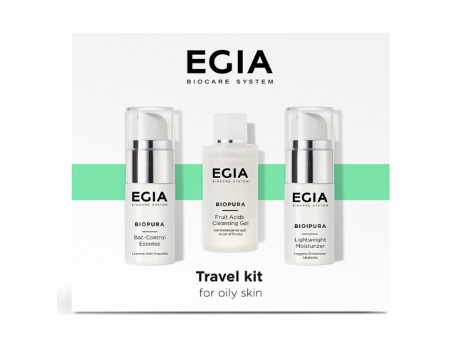Купить EGIA Дорожный набор для жирной и проблемной кожи