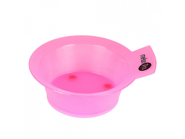 Купить MELON PRO Чаша для красителя с прорезиненым дном, розовая 200 мл