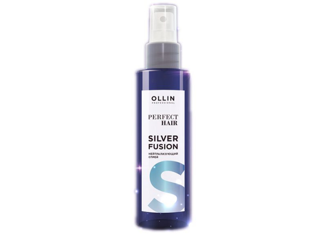 Купить OLLIN Perfect Hair Silver Fusion Нейтрализующий спрей для волос 120мл