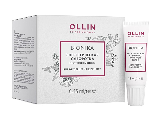 Купить OLLIN BioNika Плотность волос Энергетическая сыворотка 15мл х 6шт