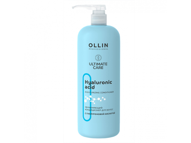 Купить OLLIN Ultimate Care Увлажняющий кондиционер с гиалуроновой кислотой 1000мл