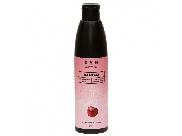 Купить SAN Professional Бальзам для окрашенных волос с экстрактом цветка вишни 300мл