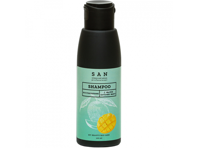 Купить SAN Professional Шампунь восстанавливающий с маслом косточек манго 100мл