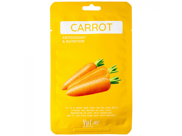 Купить YU.R Me Маска для лица с экстрактом моркови 25гр