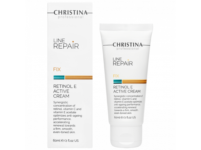 Купить CHRISTINA Line Repair Fix Retinol E Active Cream  Активный крем с ретинолом 60мл