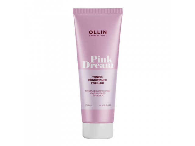 Купить OLLIN Pink Dream Кондиционер для волос тонирующий, розовый, 250мл