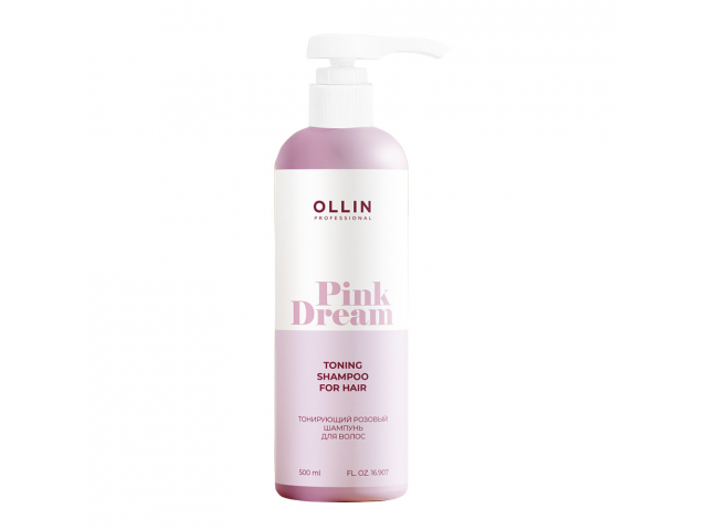 Купить OLLIN Pink Dream Шампунь для волос тонирующий, розовый, 500мл