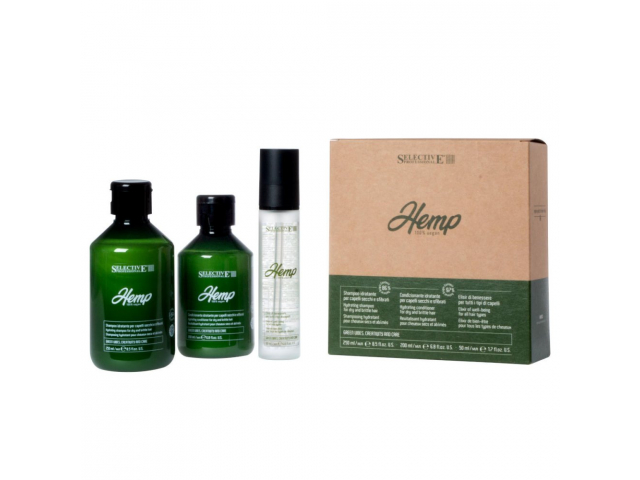 Купить SELECTIVE HEMP KIT Набор Увлажняющий уход с маслом семян конопли