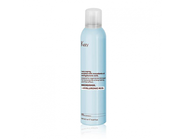 Купить KEZY I am MACADAMIA + HYALURONIC ACID Спрей д/восстановления слабых и поврежденных волос 200мл