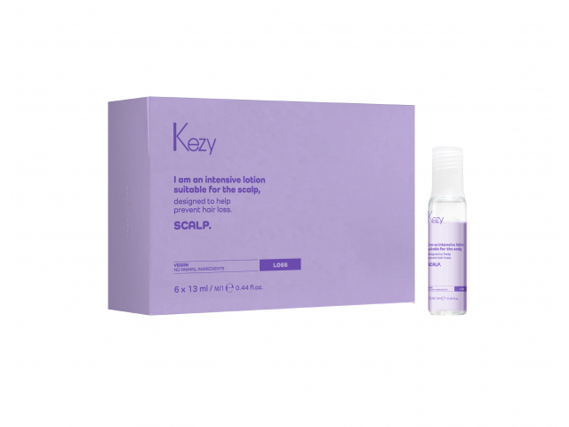 Купить KEZY I am SCALP Интенсивный лосьон для профилактики выпадения волос 6шт*13мл