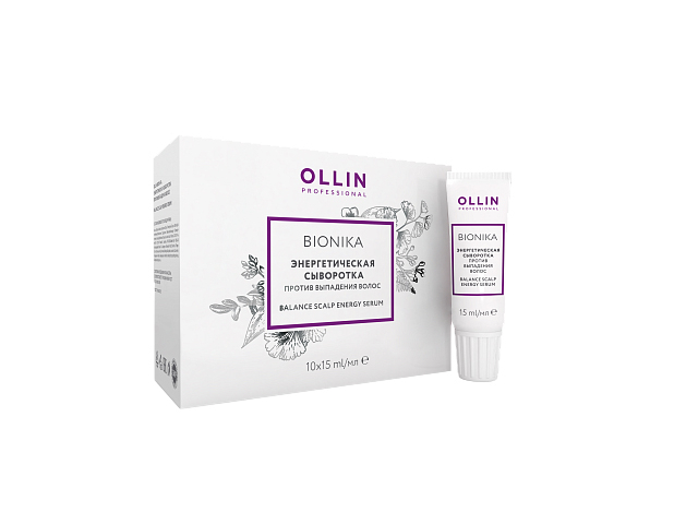 Купить OLLIN BioNika Anti Hair Loss Сыворотка энергетическая против выпадения волос 1шт